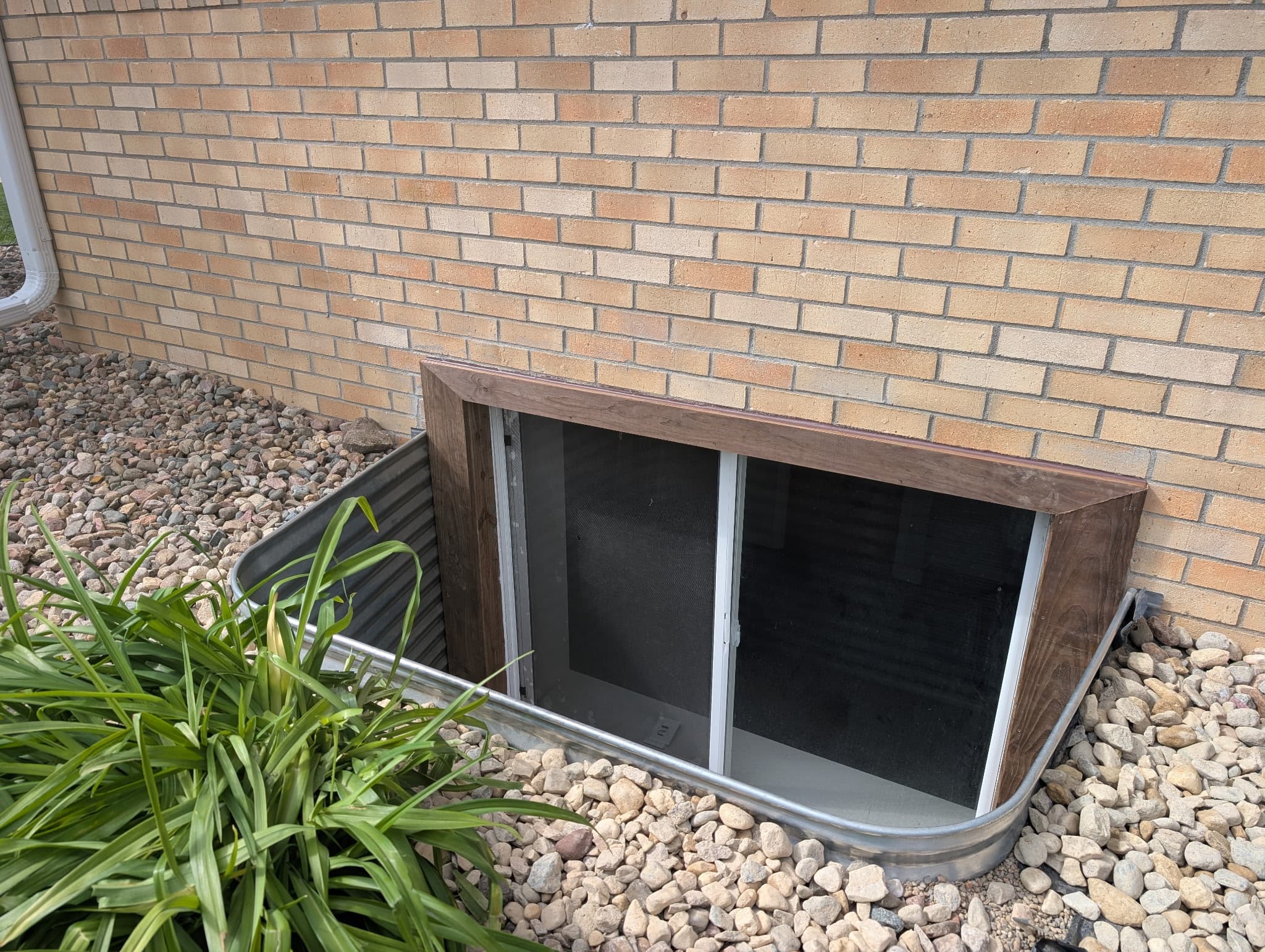 Before and after window work