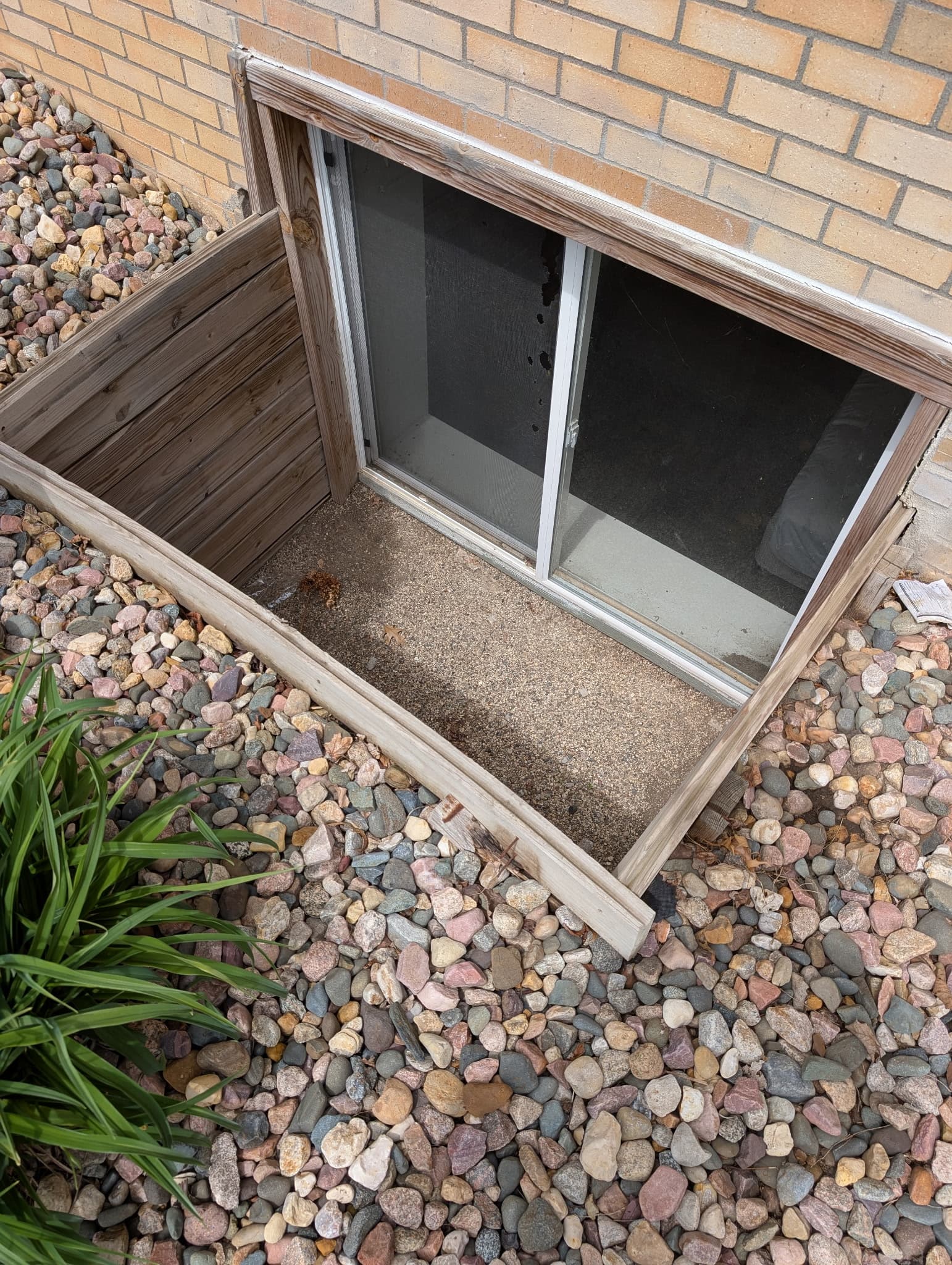 Before and after window work